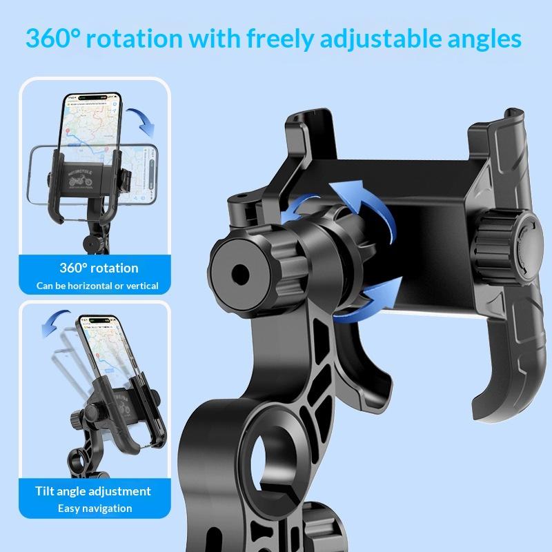 1Pcs Gps Bracket Mounting Clip Motorcycle Bicycle Mobile Phone Holder Multi-Specification Mobile Handlebar Bracket