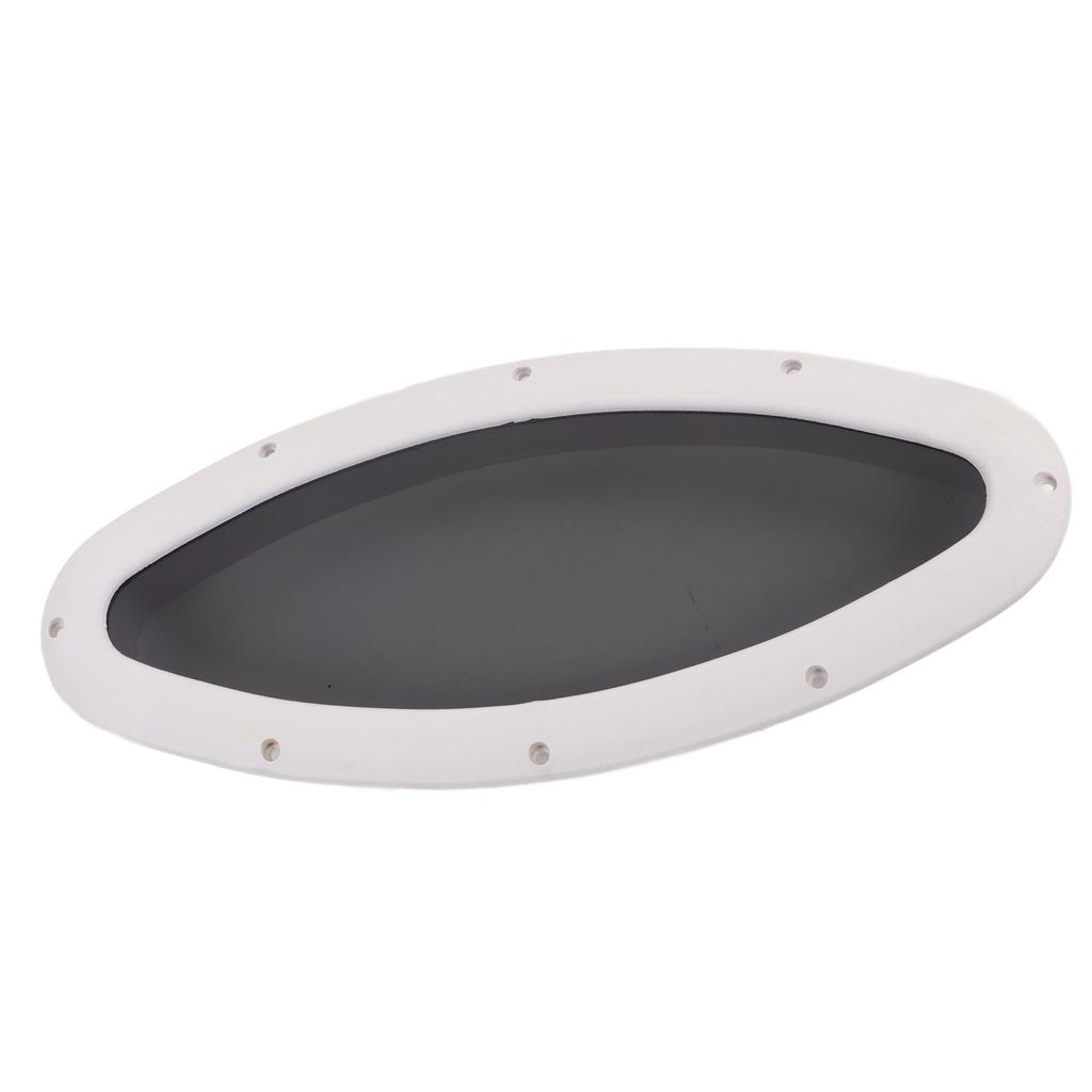 465x200mm Oval Portlight Window Anti UV Waterproof Marine Hatch Porthole for Yacht Boat Cabin Storeroom Conference Room
