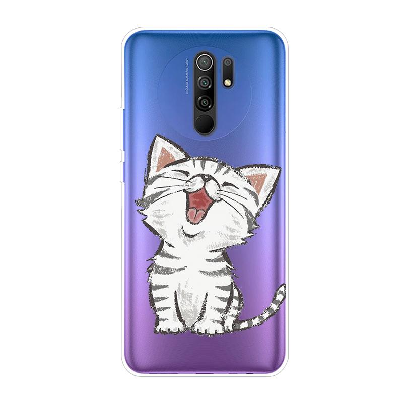 For Coque Redmi 9 Case Transparent Soft TPU silicon Phone Cover For Xiaomi Redmi 9 Case Redmi9 Clear Fundas For Redmi 9 6.53"