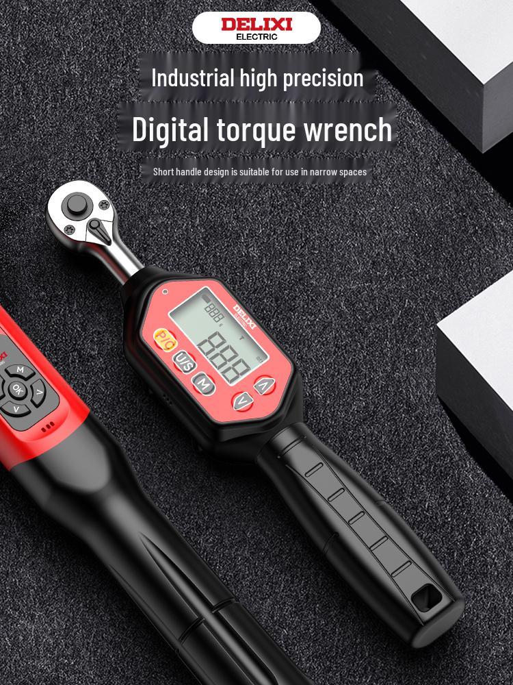 Delixi High-Precision Adjustable Digital Torque Wrench Socket