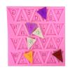 Cooking Tools Flag Shape 26 English Letters Silicone Mold Chocolate Fondant Cake Decorating Cake sugar craft Moulds Tools