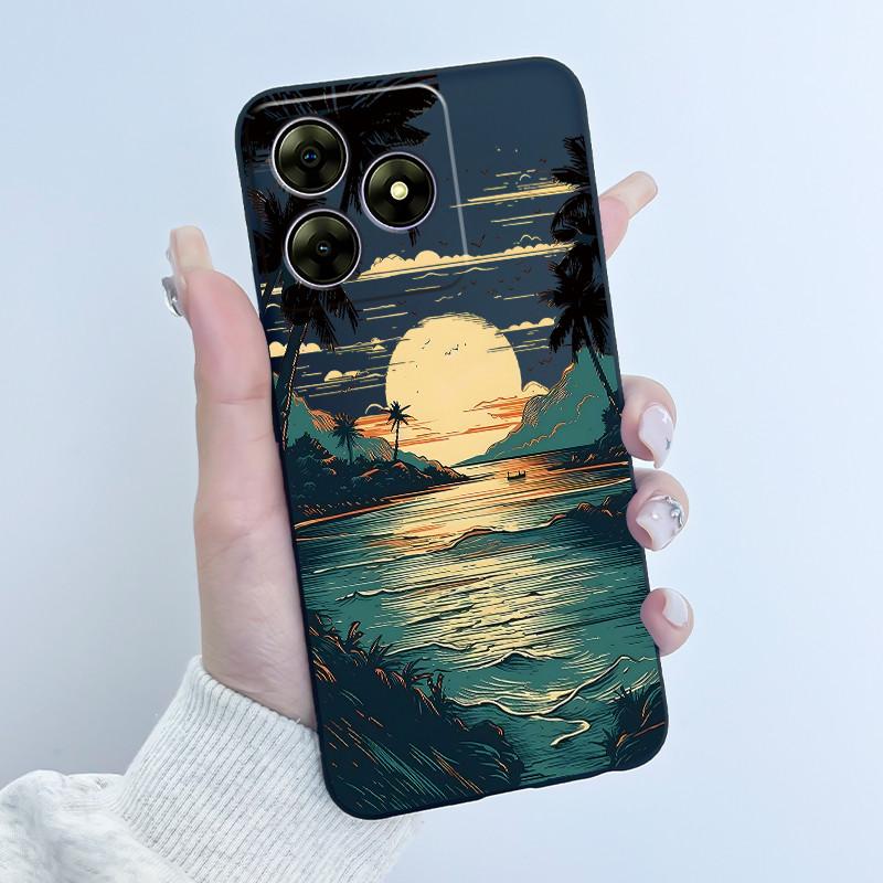 Pentru Blackview Wave 8C 6.56" Wave 8 Black View Wave8C Wave8 Spate TPU Silicon Moale Carcasă Telefon Luxos Drăguț Iepuraș Iubire Husa Amuzantă
