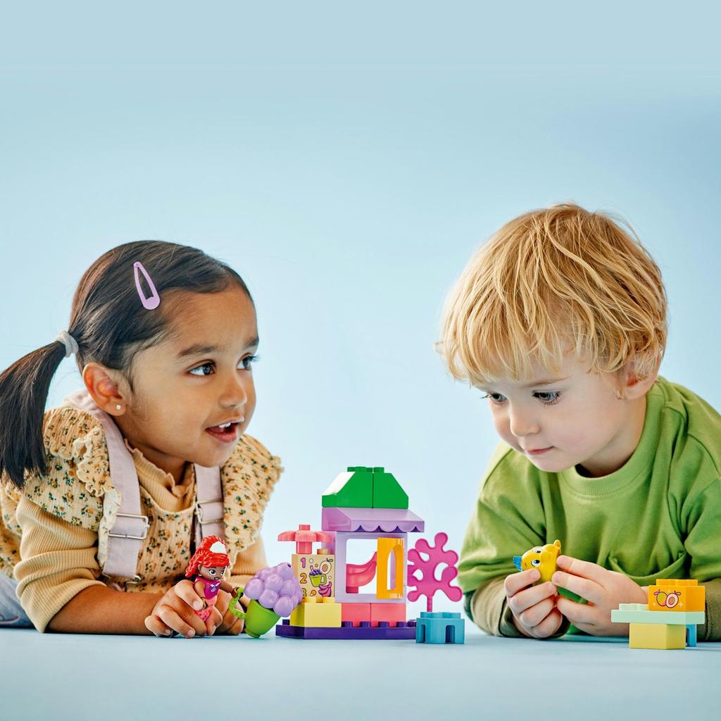 LEGO (LEGO) DUPLO Ariel and Flounder Cafe Toy, Gift, Birthday, Educational, Christmas, Boys and Girls, Ages 1.5, 2, 4, Pretend Play, Disney Toy, 10420