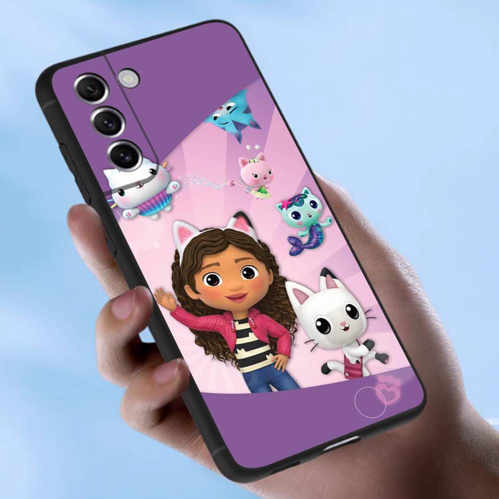 

Cute G-Gabbys D-Dollhouse Case For Samsung Galaxy Case S25 S23 S22 S21 S30 S20 S10 Ultra Plus FE TPU Soft Cover Samsung S25
