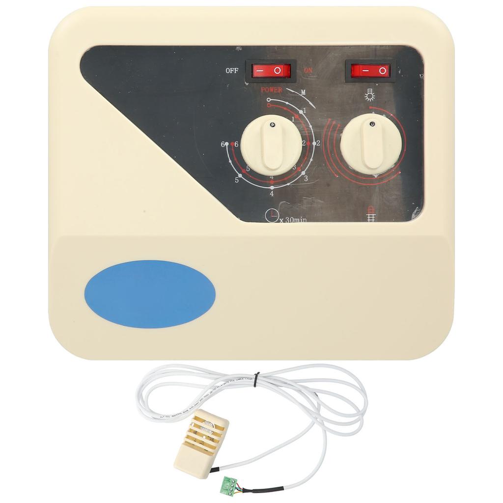 Sauna Heater Stove External Controller with Temperature Probe Wire for 3‑9KW Sauna Heater 220V