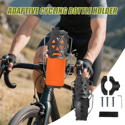 Fahrrad Flaschenhalter Fahrrad Wasserhalter Schwerlast 360 Grad Drehklemme Becherhalter für Golf Kajak ATV Roller Kinderwagen