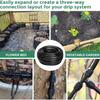 Grenzüberschreitendes Tropfbewässerungsset: 16 PVC Hauptleitung & 1/2" Mikro-Sprühkapillare für Gartenbewässerung