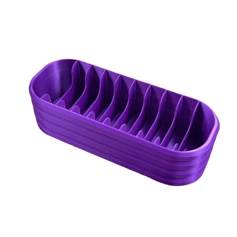 Gradient Color  Packets Storage Box 10 Grids  Art Bead Storage Case   Art