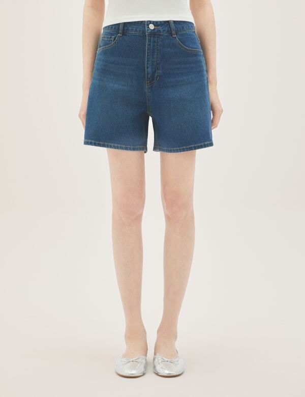 ROEM Basic Denim Shorts Rmtjg26G11