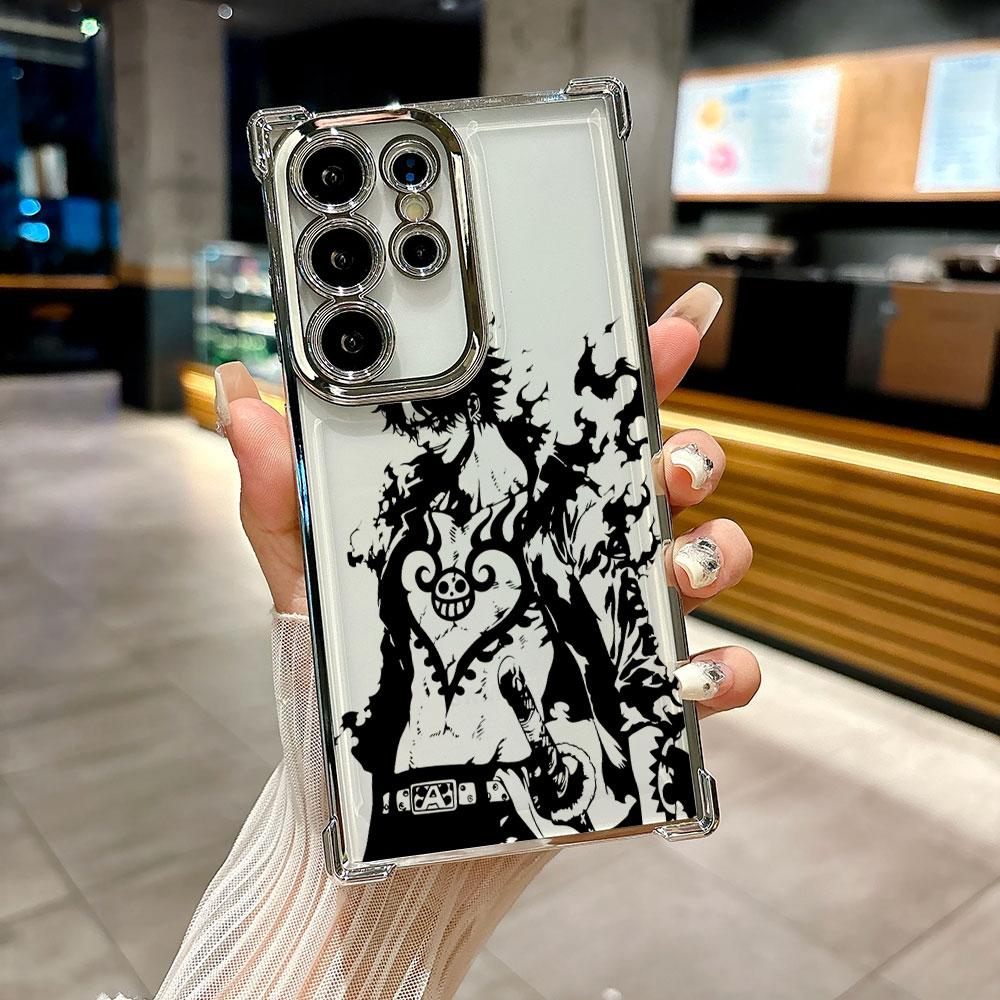 One Pieces Adventure King Luffy Coque For Galaxy S26Ultra Phone Case For Samsung S26 S25 S24 S23 S21 Ultra S20 FE S25 Plus Cover