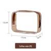 PVC Transparent Travel Cosmetic Bag - Large Capacity, Waterproof, Portable Storage with High-End Feel