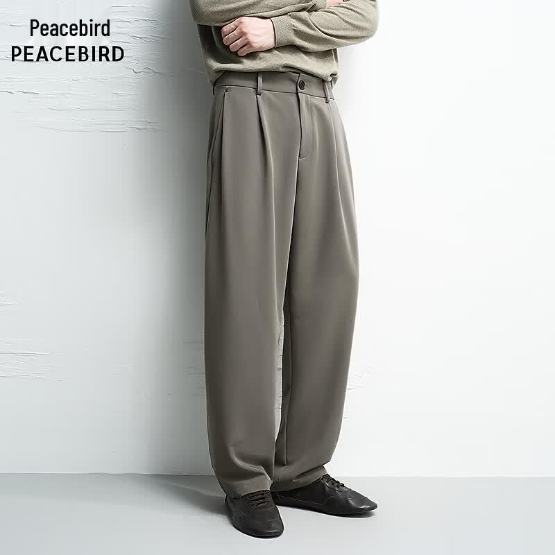 Peacebird Men's Tapered Casual Pants BAGBG3288