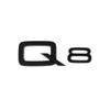 For Audi RS3 3D Chrome-Plated Black ABS Logo Decoration for Audi A1 A3 A4 LAA5 AA7 A8 Q2 Q3 Q5 Q7 Q8 TDI TFSI Rear Sticker