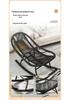 Rattan Recliner Rocking Chair for Elderly - Cozy Balcony Nap Sofa