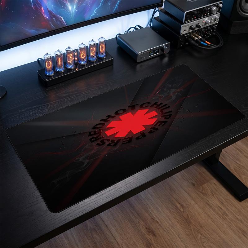 Red Hot Chili Peppers Print Large Mouse Pad Smooth Surface Anti?Slip Desk Mat For Gaming Office Laptop Decoration