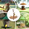 Bird Feeder Hangable Hummingbird Food Station Anti-Spill Decorative Umbrella-Shaped Bird Feeding Tray For Garden Decoration