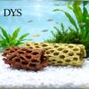 Aquarium Shrimp Cave Cave, Artificial Tree Trunk Hide, Fish Tank Natural Wood Texture Ornament Hideout, Realistic for Betta Hiding And Resting