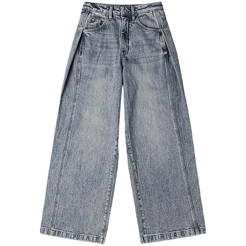 

Женские винтажные джинсы Lee средней синевы свободного кроя с широкими штанинами 26