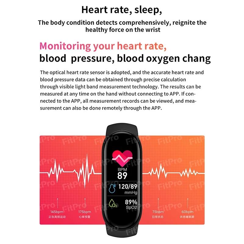 Smart Watch Men Women Smartband Heart Rate Smartwatch Fitness Tracker Blood Pressure Sport Smart Bracelet For Xiaomi Iphone Ios