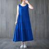 Sleeveless Vest Style Long Dress