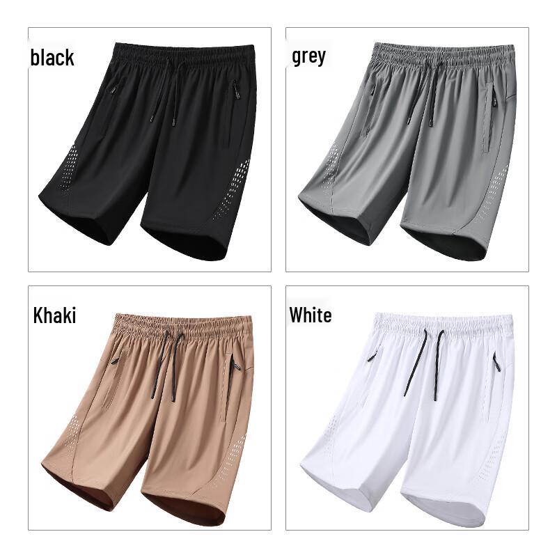 Jeanswest Men's Ice Silk Quick-Dry Casual Shorts