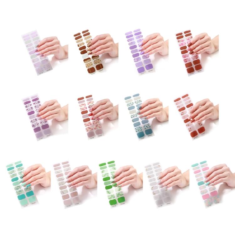 Nail Art Stickers for Manicure Decals Foil LED UV Lamp Decorative Accessories