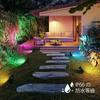 50W RGB Floodlight, Color Light, RGB + 2700K Warm Light, 5000lm, Perfect for Holidays and Everyday Lighting, IP66 Waterproof, Dimmable, 16 Colors, 8