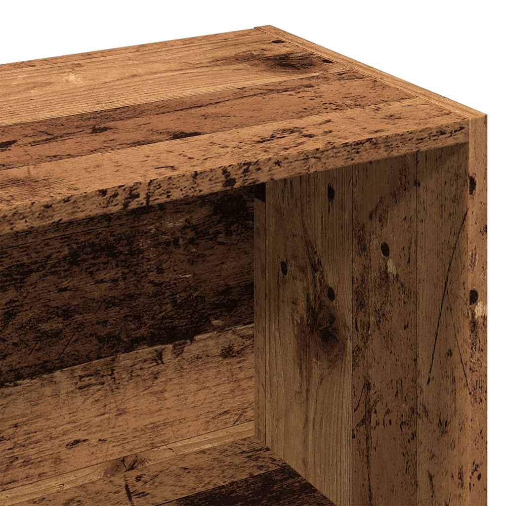 Bookshelf Vintage Wood Look 98 x 29 x 97.5 cm Engineered Wood