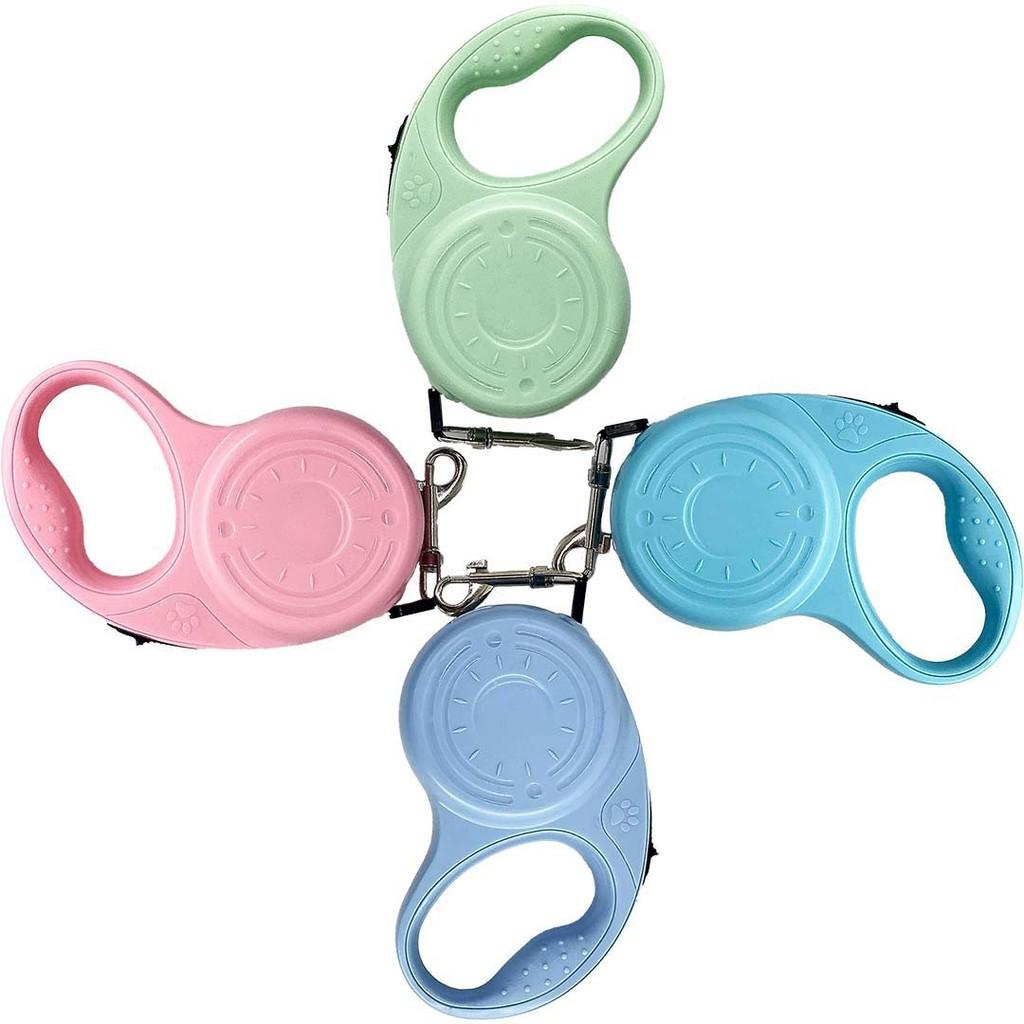 Pet Retractable Leash With Anti Slip Handle For Small Medium Dogs And Cats
