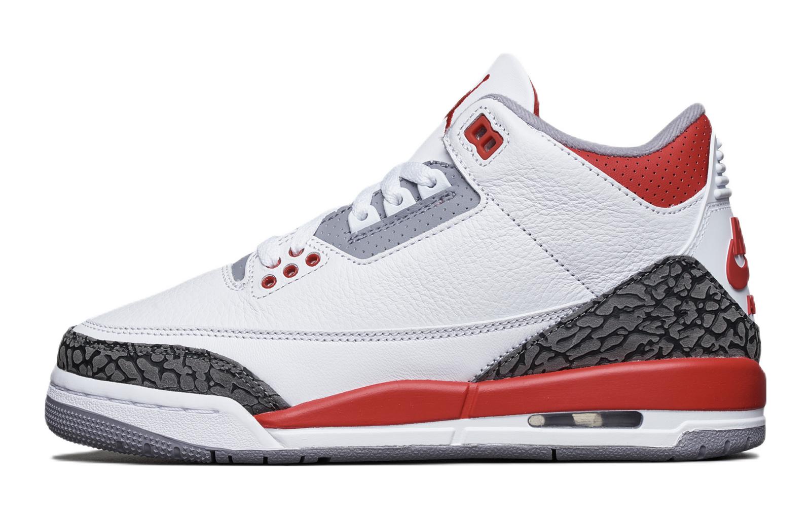 Jordan 3 Retro Fire Red 2022 GS DM0967-160 37.5