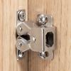 Furniture Antique Door Stoppers Copper Color Cupboard Cabinet Door Roller Latch Double Catches with Striker and Free Screws