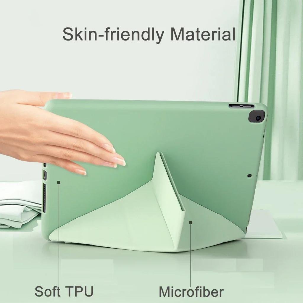 NEU für iPad A16 11. Generation Smart Case Air Pro MINI 4 5 6 7 8 9 10. Generation 11 12.9 13 Zoll Y-Faltung TPU Auto Sleep Wake Hülle