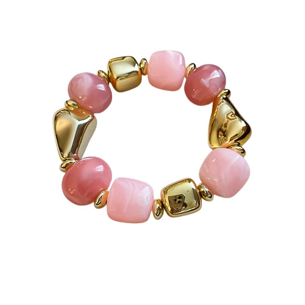 Böhmischer Perlen Acryl Armreif Europa Amerikanischer Stil Retro Handring Unregelmäßiges Armband Geschenk