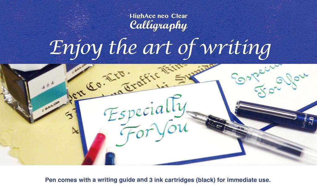 Sailor Fountain Pen Hiace Neo Clear Calligraphy Width 1.0mm 12-0155-100