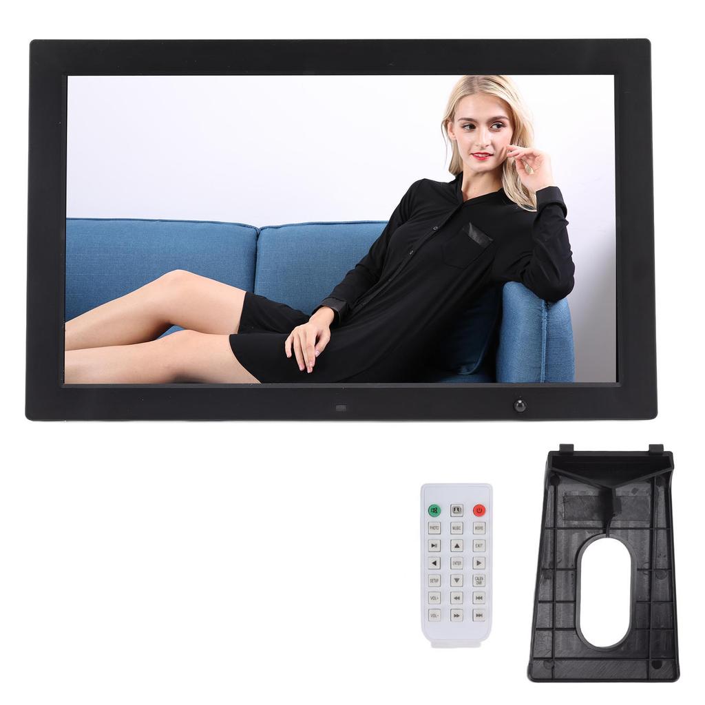18in Digital Photo Frame Multifunction HD Electronic Picture Frame with Body Induction Support Video Picture Playback