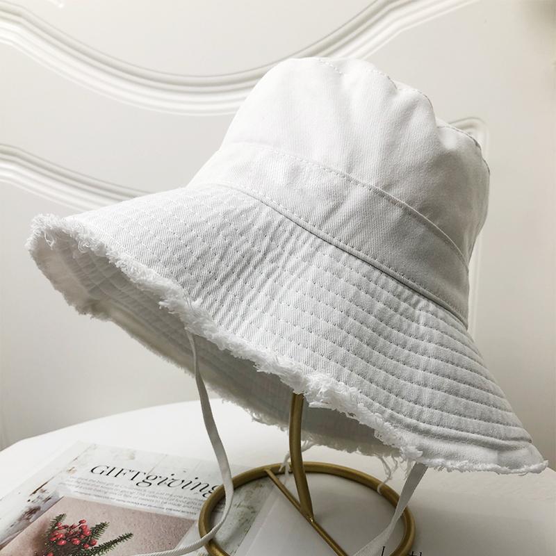 Hairy fisherman hat women's summer style sun shading spring and autumn new travel sun hat beach sun protection