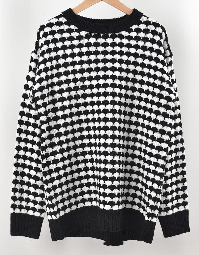 Women's Large Size Bottoming Sweater Knitted Sweater Comfortable Women's Clothing