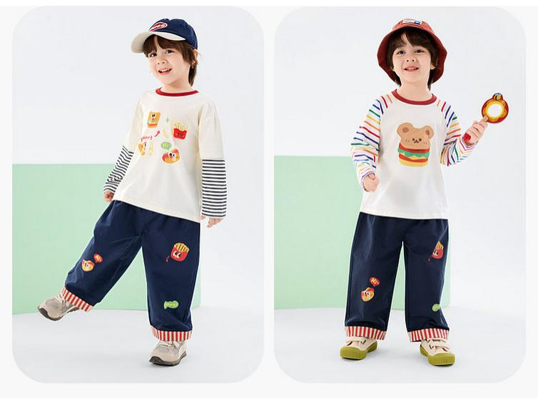 Dudu Home Kids' Cotton Pants: New Spring Style for Boys and Girls - Casual Long Pants for Children