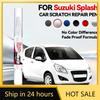 Auto Speziell für Suzuki Splash 2008-2014 XB Lackreparaturstift Ausbesserungs-Kratzerentferner DIY Autozubehör Schwarz Weiß Grün Gr