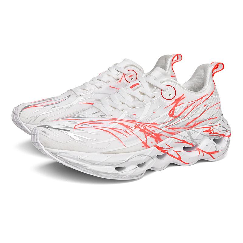 

Luminous running shoes, youth sports shoes, men s shoes, breathable sports shoes, men s and women s medium and light carbon plate rebound running sho 36