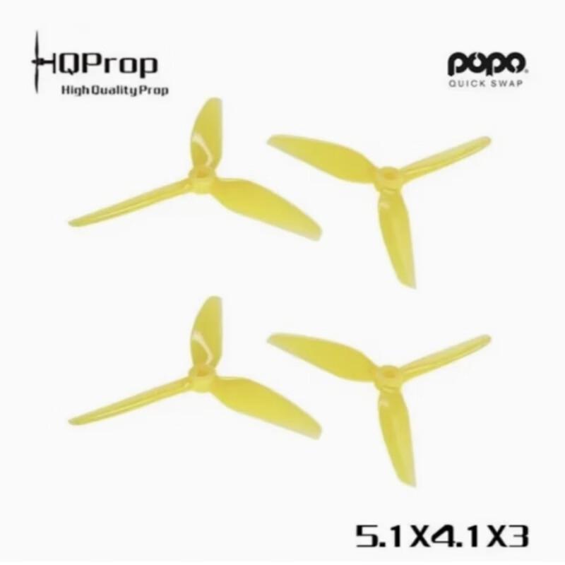 HQPROP DP5.1X4.1X3 5.1-inch 3-Blade FPV Drone Propeller Set