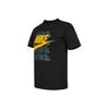 Sportswear Casual Breathable Letter Print Crew Neck Short Sleeve T-Shirt Men Tops Black DD3382-010