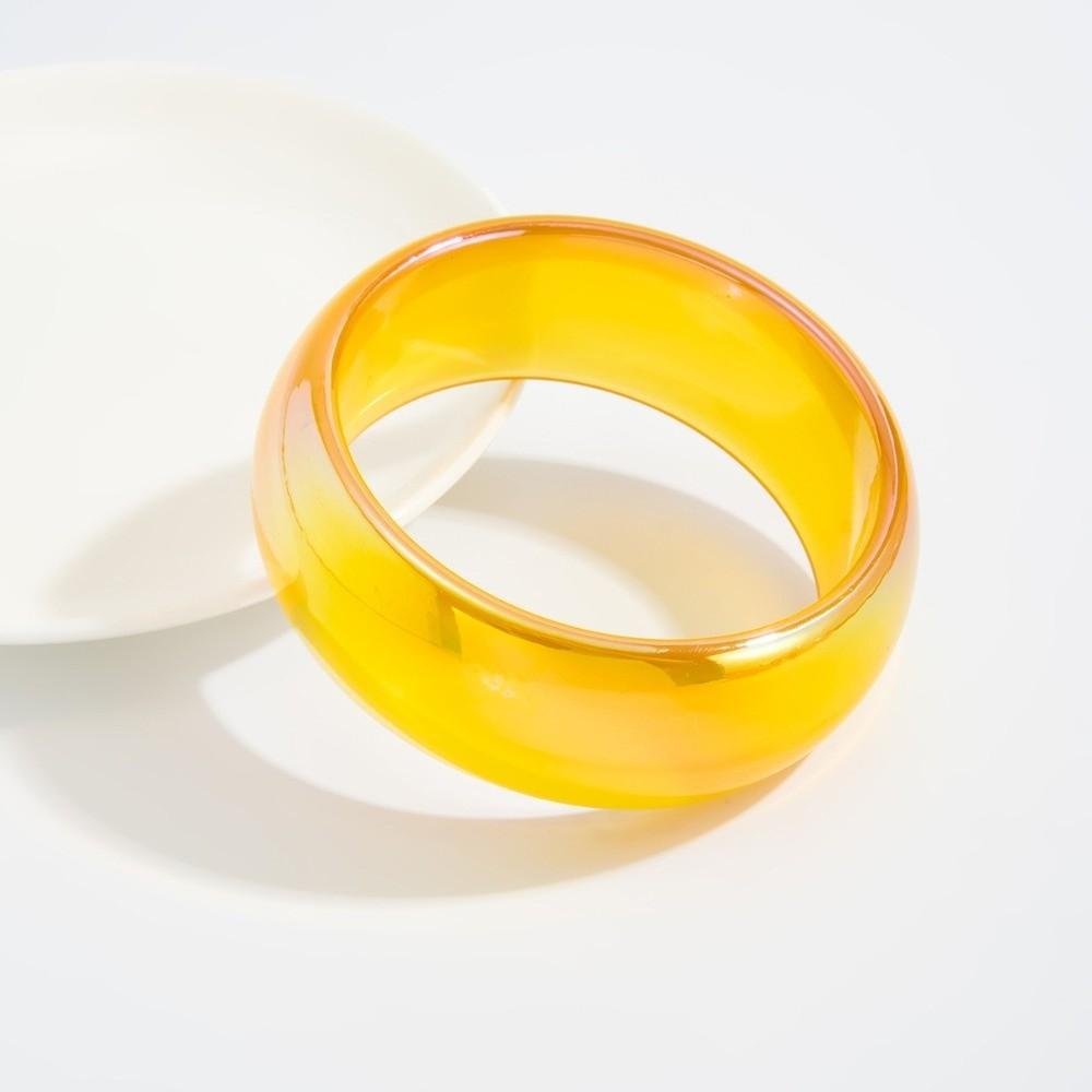 Unregelmäßige Geometrische Bunte Harz Armreifen Transparente Dicke Armreifen Trendige Laser Armbänder Geschenke