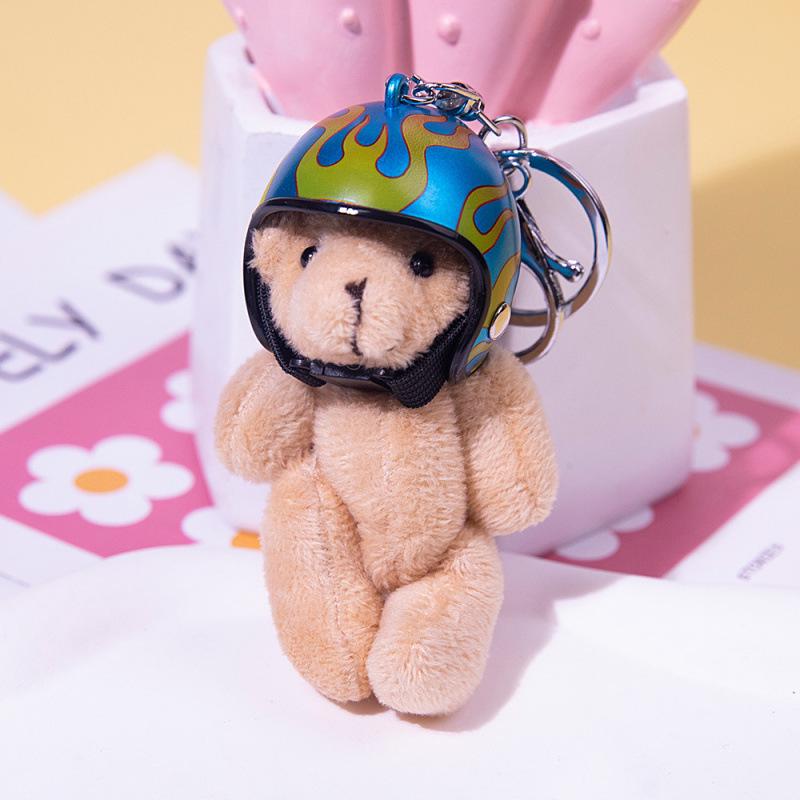 Mecha Cartoon Helmet Keychain