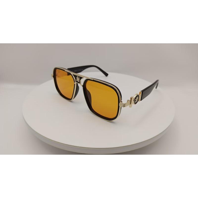 

Солнцезащитные очки Medusa с украшением на голове для мужчин и женщин, классические металлические солнцезащитные очки со средним лучом, защита от ультрафиолета