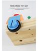 Kids' Wooden Tool Cart for Assembly and Repair