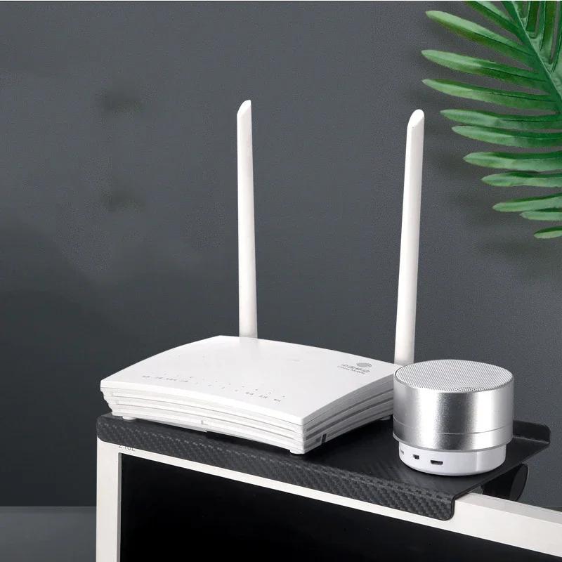 TV Screen Top Storage Shelves Adjustable Monitor Storage Rack Computer Desktop Display Stand TV Router Storage Rack Organizer