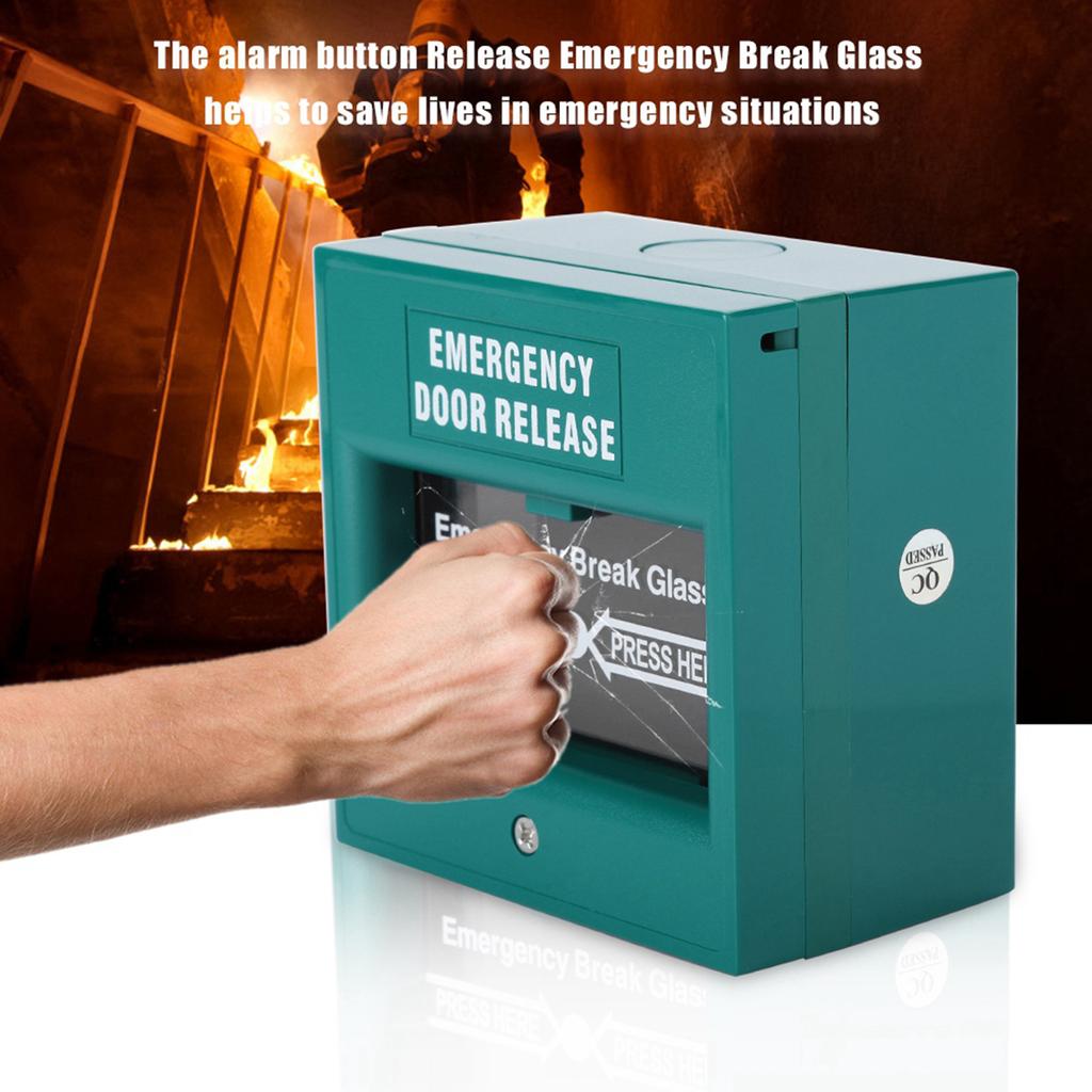 Emergency Exit Door Release Fire Alarm Button Home Security Door Break Switch