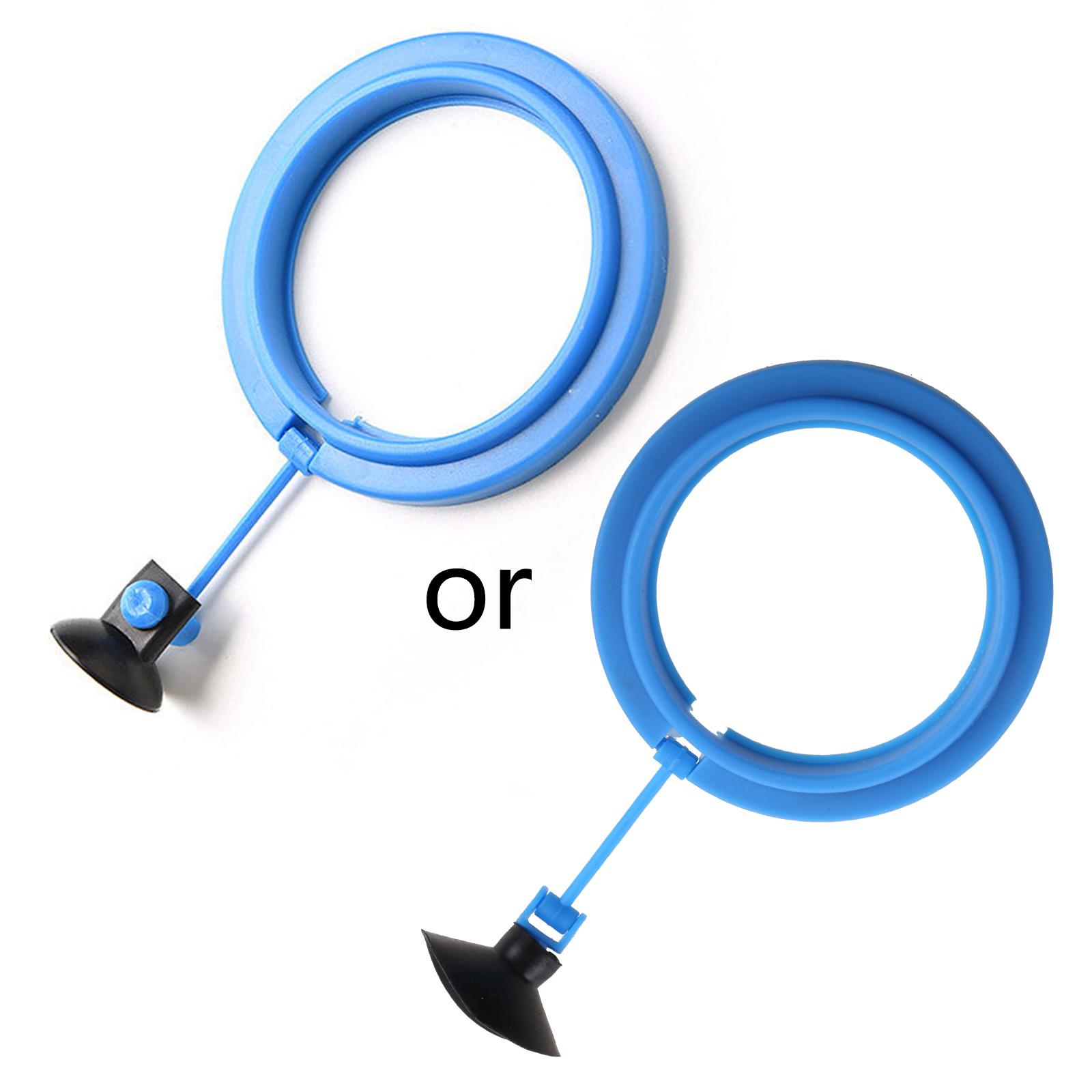 

Кольцо для кормления рыбок, безопасная плавающая кормушка для золотых рыбок, круглая форма, подвесные круги с присосками