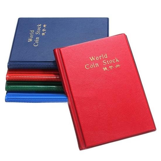 Money Penny Pockets Collection Storage Album Book Collecting 120 Pcs Coin Holders